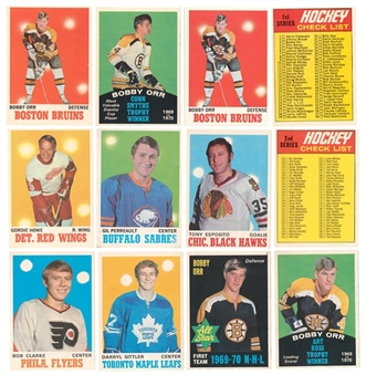 1970/71 Topps and O-Pee-Chee Hockey Complete Sets Pair (2)
